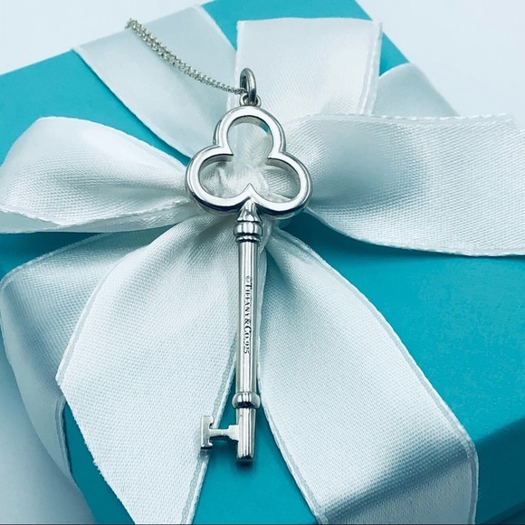 Tiffany & Co. Jewelry Tiffany Co Clover Trefoil Tiffany T Key Charm